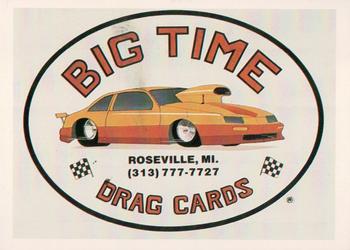 1991 Big Time Drag #NNO Cover Card Front