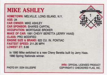 1990 Checkered Flag IHRA #1 Mike Ashley Back