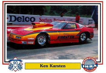 1990 Checkered Flag IHRA #16 Ken Karsten Jr. Front