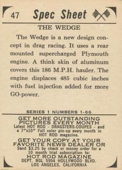 1965 Donruss Spec Sheet #47 The Wedge Back
