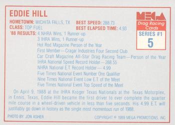 1989 Mega Drag #5 Eddie Hill Back