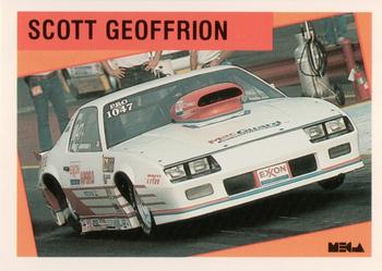 1989 Mega Drag #43 Scott Geoffrion Front