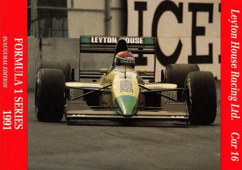 1991 Carms Formula 1 #44 Ivan Capelli Front