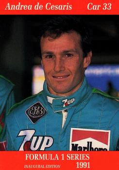 1991 Carms Formula 1 #93 Andrea de Cesaris Front