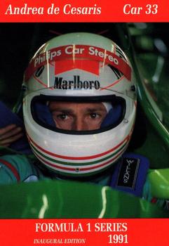 1991 Carms Formula 1 #95 Andrea de Cesaris Front