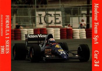 1991 Carms Formula 1 #97 Nicola Larini Front