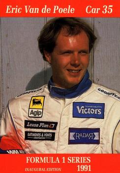 1991 Carms Formula 1 #99 Eric Van de Poele Front