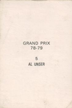1978-79 Grand Prix  #5 Al Unser Back
