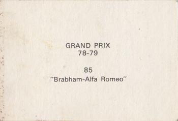 1978-79 Grand Prix  #85 Geoff Brabham Back