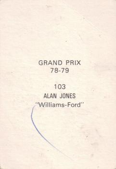 1978-79 Grand Prix  #103 Alan Jones Back