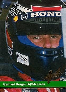 1992 Grid Formula 1 #68 Gerhard Berger Front