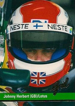 1992 Grid Formula 1 #79 Johnny Herbert Front