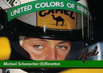 1992 Grid Formula 1 #84 Michael Schumacher Front