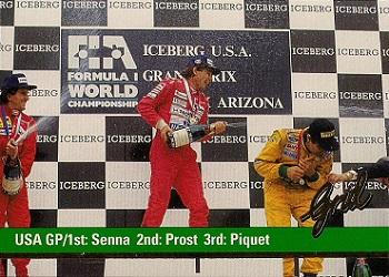 1992 Grid Formula 1 #100 USA GP Front