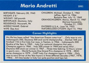 1991 Kmart #NNO Mario Andretti Back