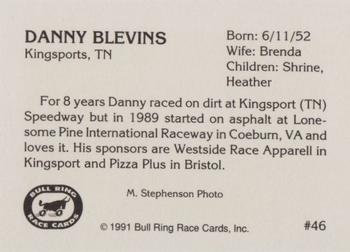 1991 Bull Ring #46 Danny Blevins Back