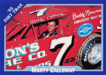 1992 Volunteer Racing Dirt Trax #56 Marty Calloway Front