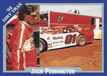 1992 Volunteer Racing Dirt Trax #83 Jack Pennington Front