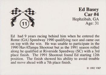 1991 Volunteer Racing Hav-A-Tampa #11 Ed Basey Back