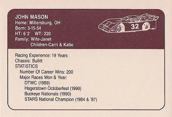 1991 JAGS #32 John Mason Back