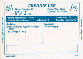 1992 JAGS #189 Freddie Lee Back