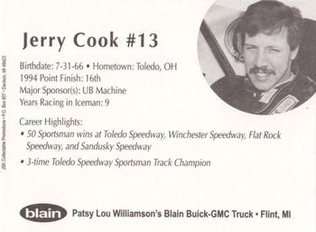 1995 JSK Iceman Supercar Series #NNO Jerry Cook Back