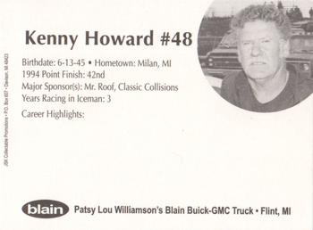 1995 JSK Iceman Supercar Series #NNO Kenny Howard Back