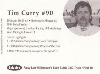 1995 JSK Iceman Supercar Series #NNO Tim Curry Back