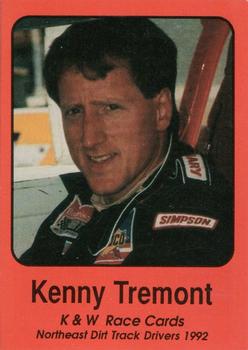 1992 K & W Dirt Track #10 Kenny Tremont Front