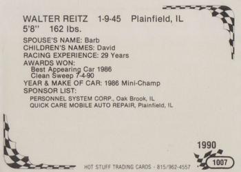 1990 Hot Stuff #1007 Walter Reitz Back