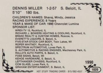 1990 Hot Stuff #1020 Dennis Miller Back