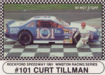 1991 Langenberg Hot Stuff Rockford Speedway #1 Curt Tillman Front