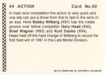 1991 Langenberg Hot Stuff Rockford Speedway #60 Bobby Wilberg/Gary Head/Brad Wagner/Kurt Danko Back