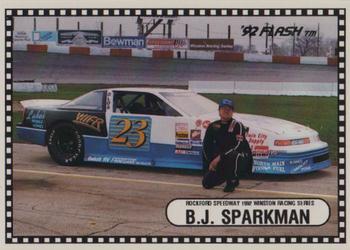 1992 Langenberg Flash Rockford Speedway #NNO B.J. Sparkman Front