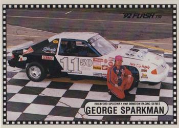 1992 Langenberg Flash Rockford Speedway #NNO George Sparkman Front