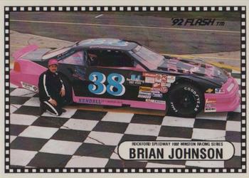 1992 Langenberg Flash Rockford Speedway #NNO Brian Johnson Front