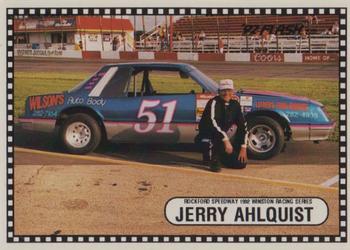 1992 Langenberg Flash Rockford Speedway #NNO Jerry Ahlquist Front