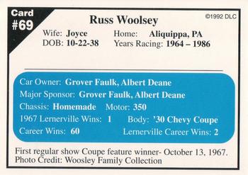 1992 Donny's Lernerville Speedway Part 1 #69 Russ Woolsey Back