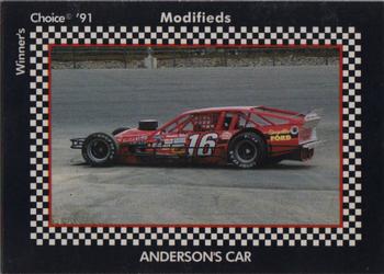 1991 Winner's Choice Modifieds  #33 Wayne Anderson's Car Front