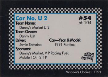 1991 Winner's Choice Modifieds  #54 Jamie Tomaino's Car Back