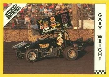 1991 World of Outlaws #110 Gary Wright's Car Front