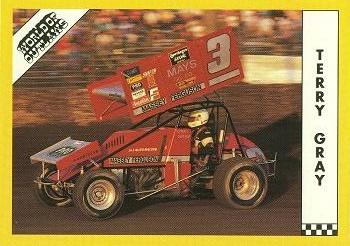 1991 World of Outlaws #111 Terry Gray's Car Front