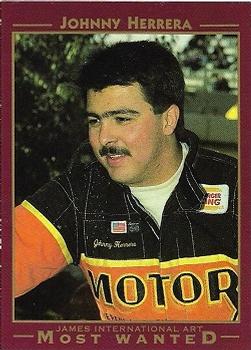 1992 World of Outlaws Most Wanted #2 Johnny Herrera Front