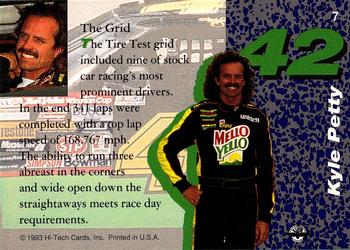 1993 Hi-Tech 1992 Indy Tire Test #7 Kyle Petty Back