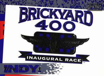 1993 Hi-Tech 1992 Indy Tire Test #10 1994 Brickyard 400 Logo Front