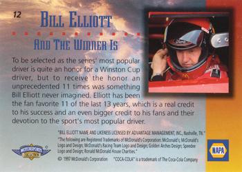1997 NAPA #12 Bill Elliott Back