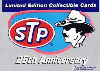 1996 STP 25 Years with Richard Petty #NNO Cover Card Front