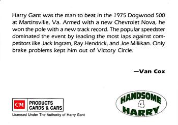 1991 CM Products Handsome Harry #4 Harry Gant's car Back