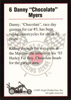 1992 Eagle Productions Bikers of the Racing Scene #6 Danny Myers Back