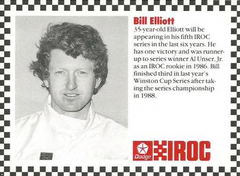 1991 Dodge IROC #NNO Bill Elliott Front